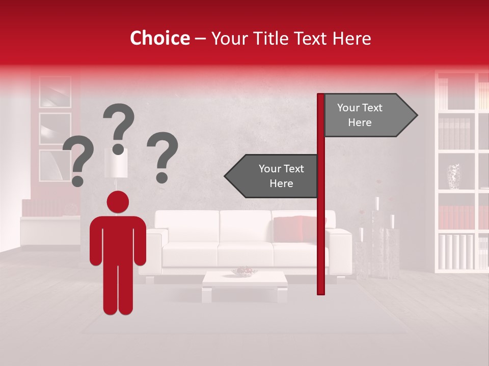 Haus Wand Architektur PowerPoint Template