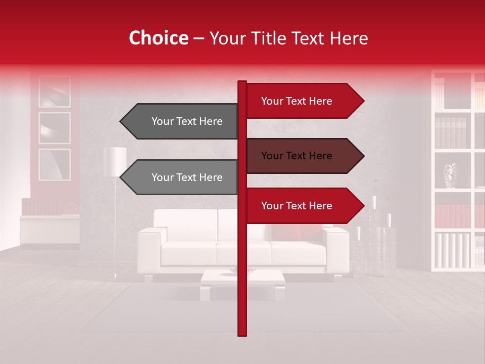 Haus Wand Architektur PowerPoint Template