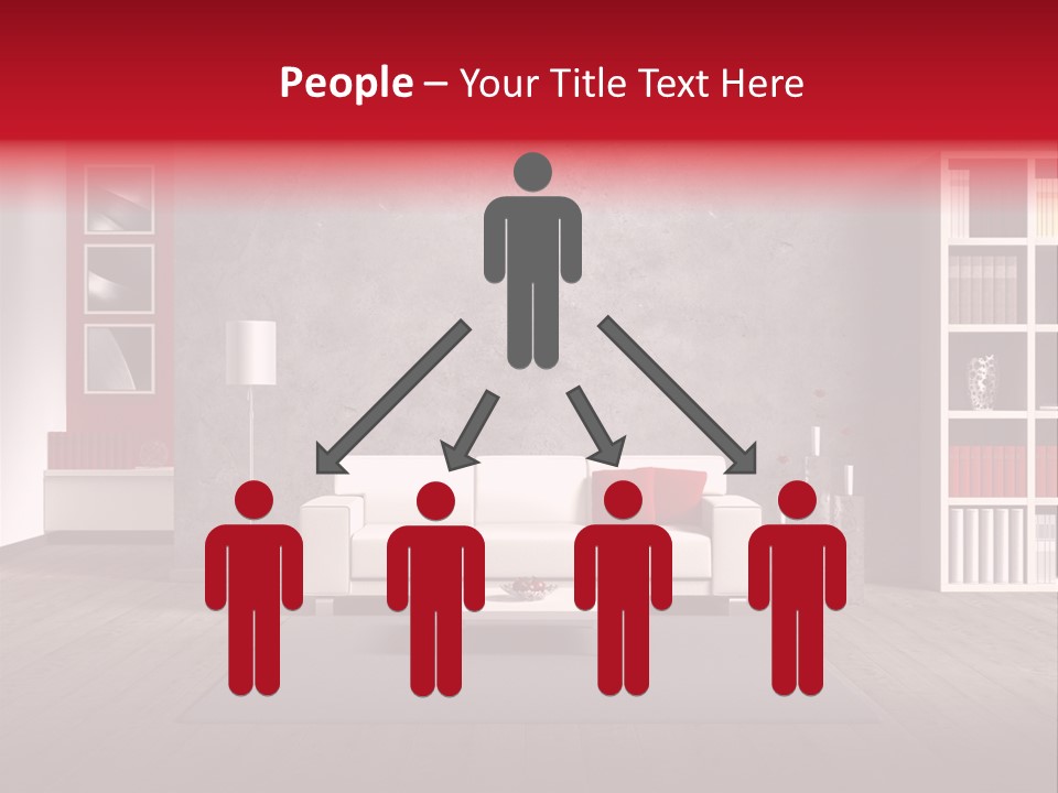 Haus Wand Architektur PowerPoint Template