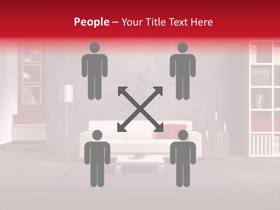 Haus Wand Architektur PowerPoint Template