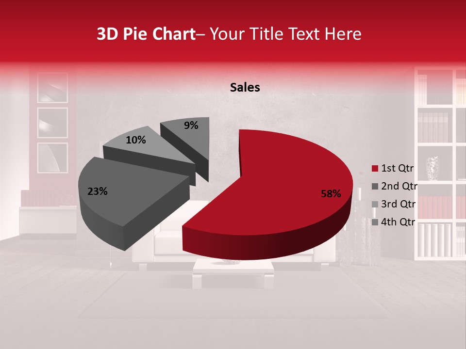 Haus Wand Architektur PowerPoint Template