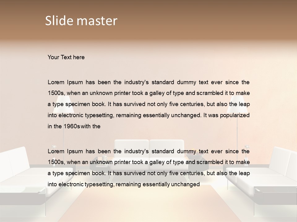 Wei Leer Orange PowerPoint Template