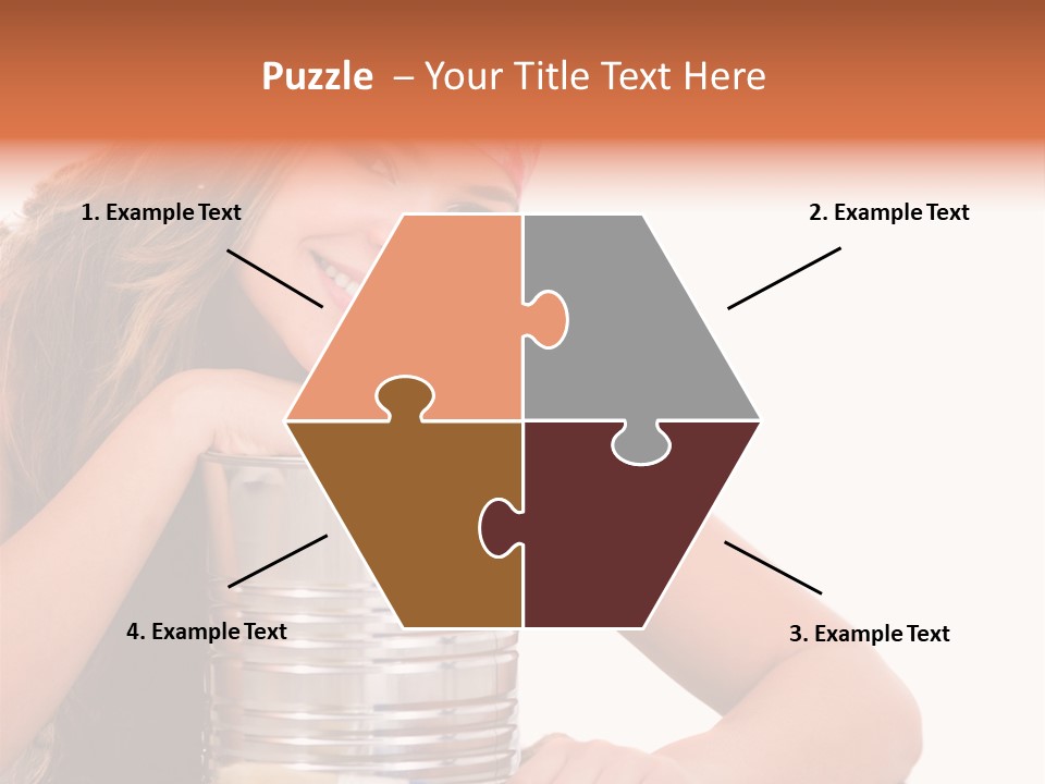 Person House Smile PowerPoint Template