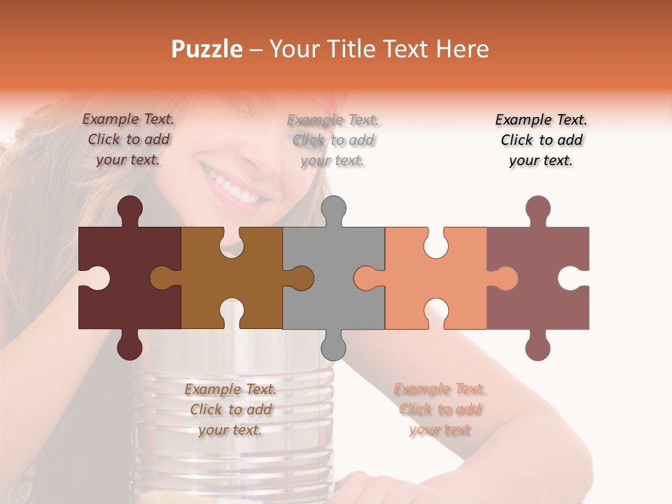 Person House Smile PowerPoint Template