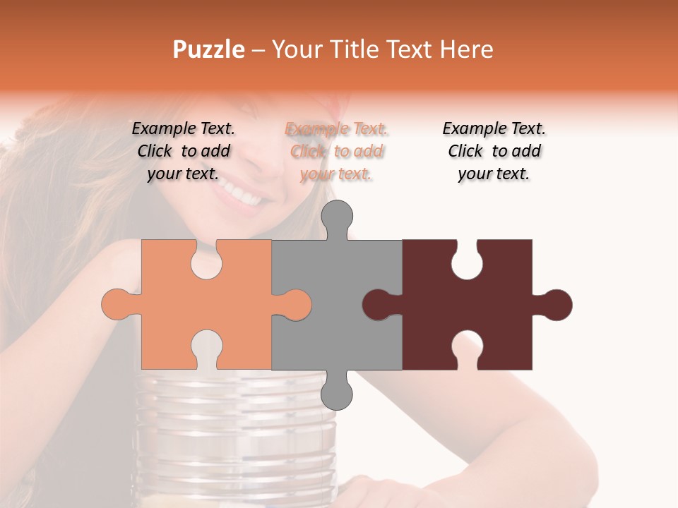 Person House Smile PowerPoint Template