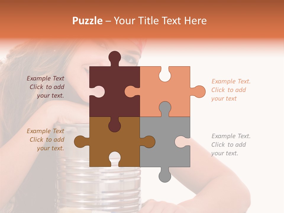 Person House Smile PowerPoint Template