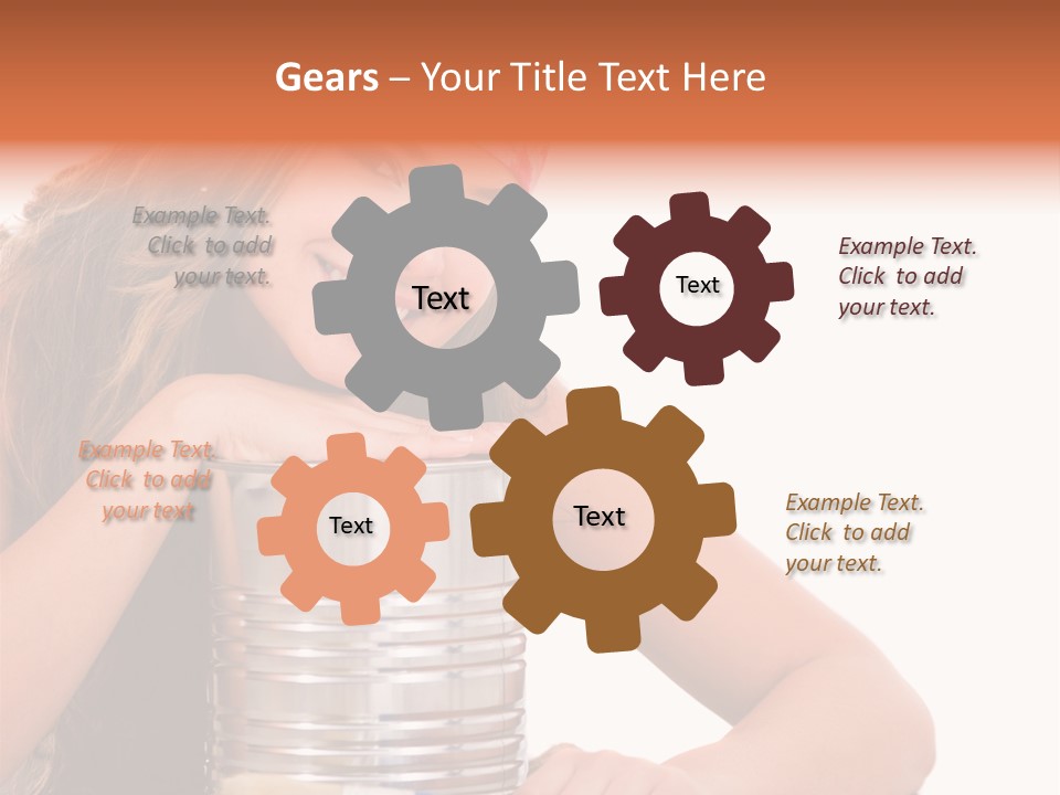 Person House Smile PowerPoint Template