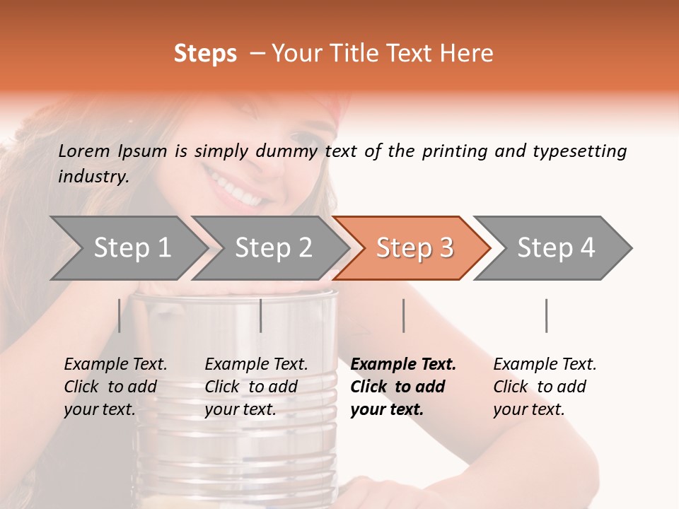 Person House Smile PowerPoint Template