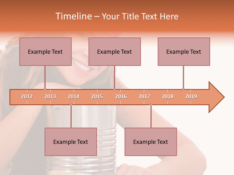 Person House Smile PowerPoint Template