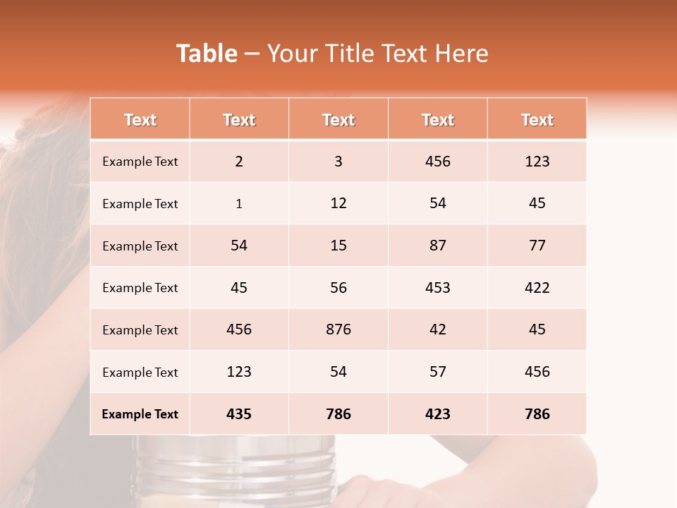Person House Smile PowerPoint Template
