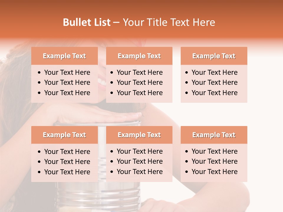Person House Smile PowerPoint Template