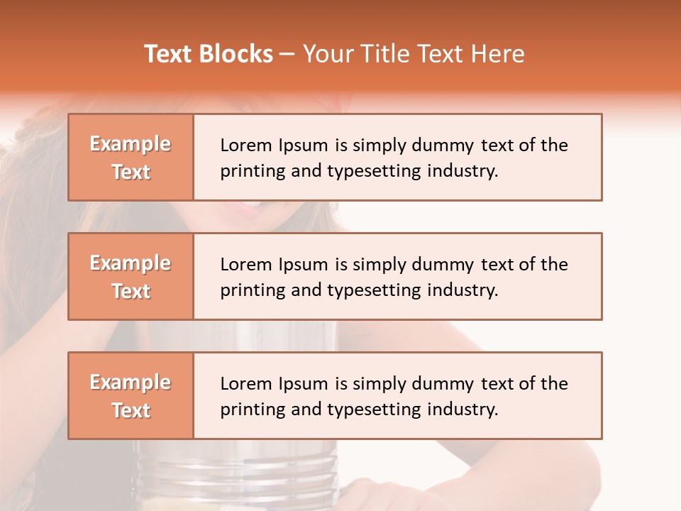 Person House Smile PowerPoint Template