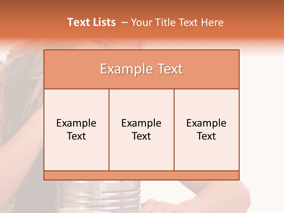 Person House Smile PowerPoint Template