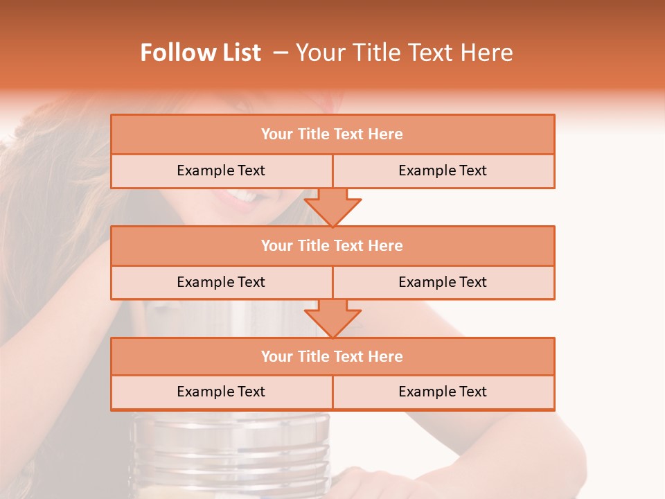 Person House Smile PowerPoint Template