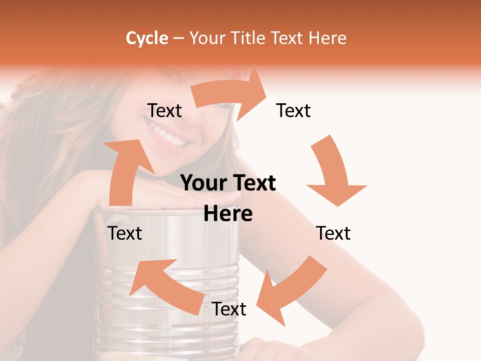 Person House Smile PowerPoint Template