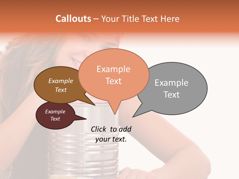 Person House Smile PowerPoint Template