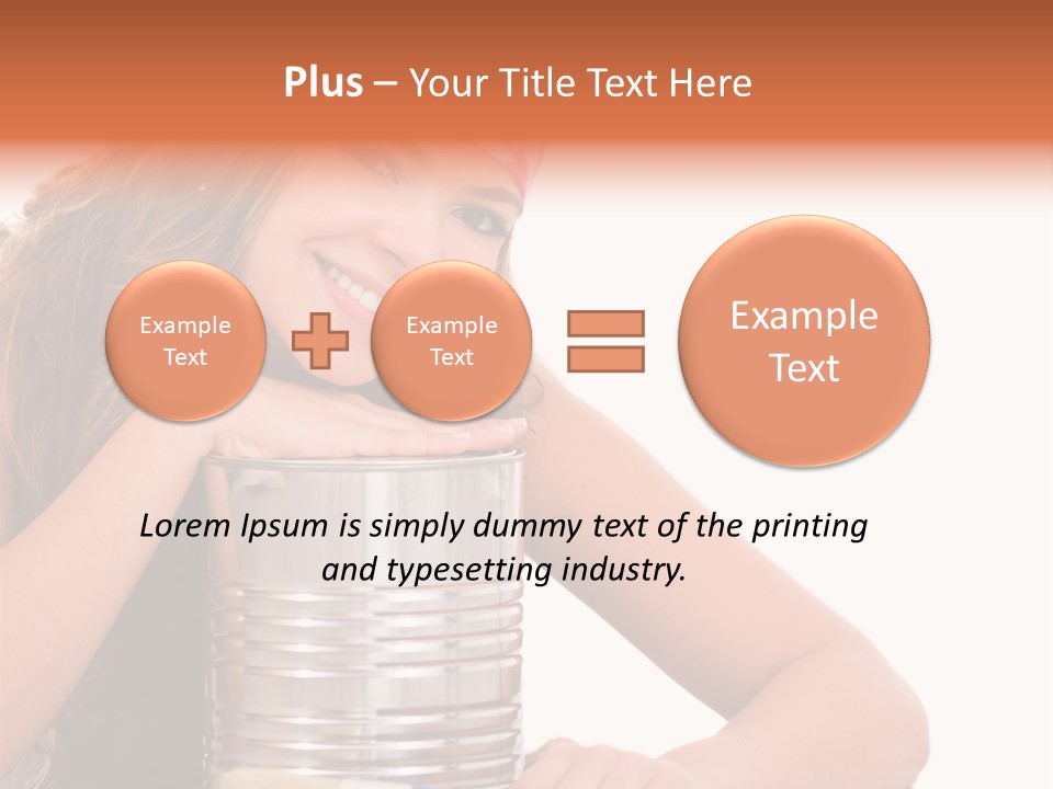 Person House Smile PowerPoint Template