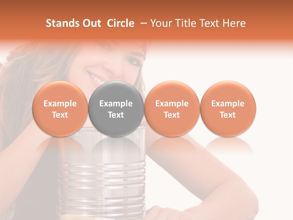 Person House Smile PowerPoint Template