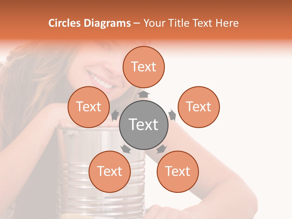 Person House Smile PowerPoint Template