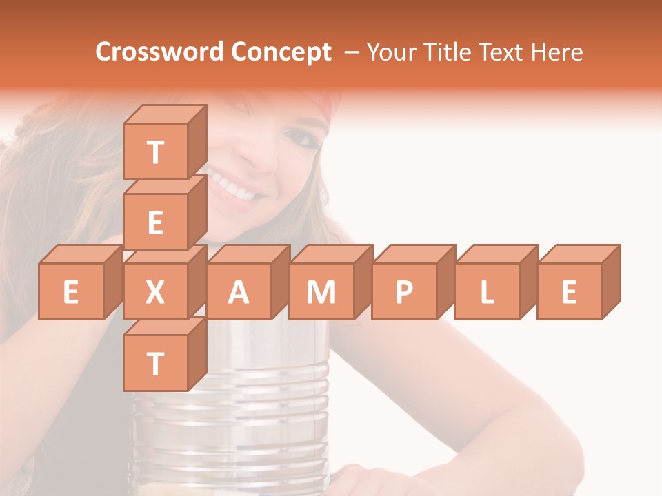 Person House Smile PowerPoint Template