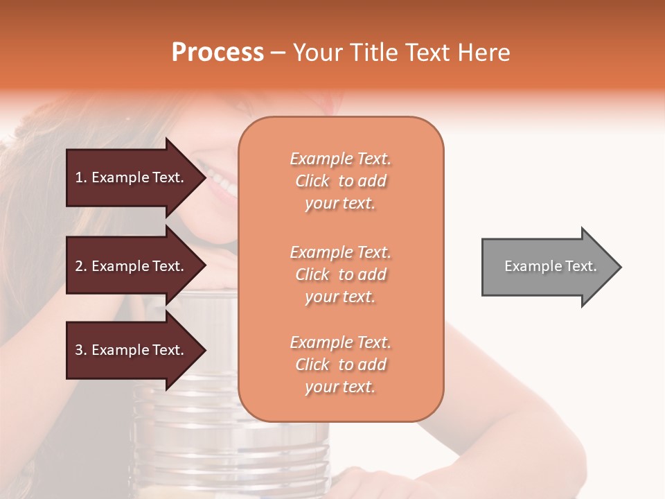 Person House Smile PowerPoint Template
