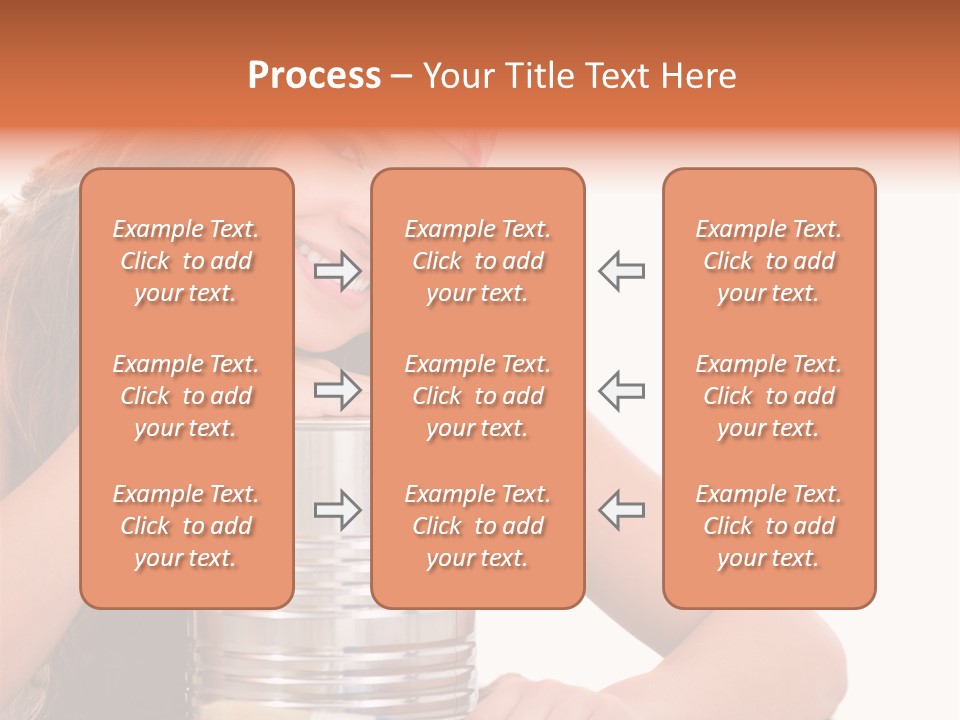 Person House Smile PowerPoint Template