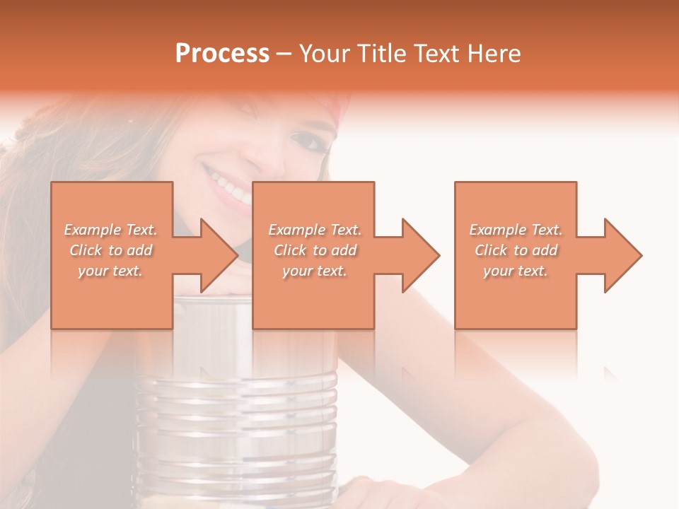 Person House Smile PowerPoint Template
