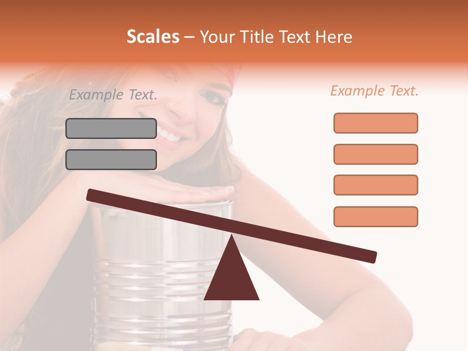 Person House Smile PowerPoint Template