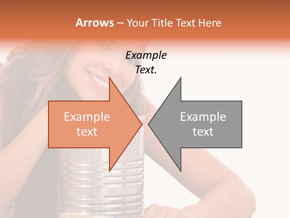 Person House Smile PowerPoint Template