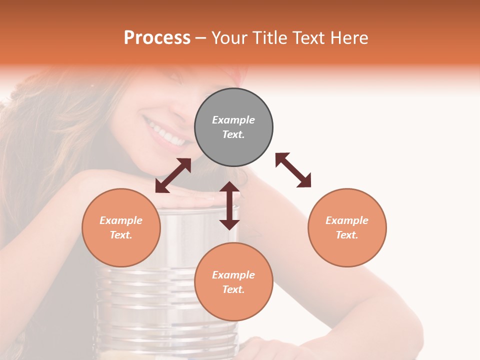 Person House Smile PowerPoint Template