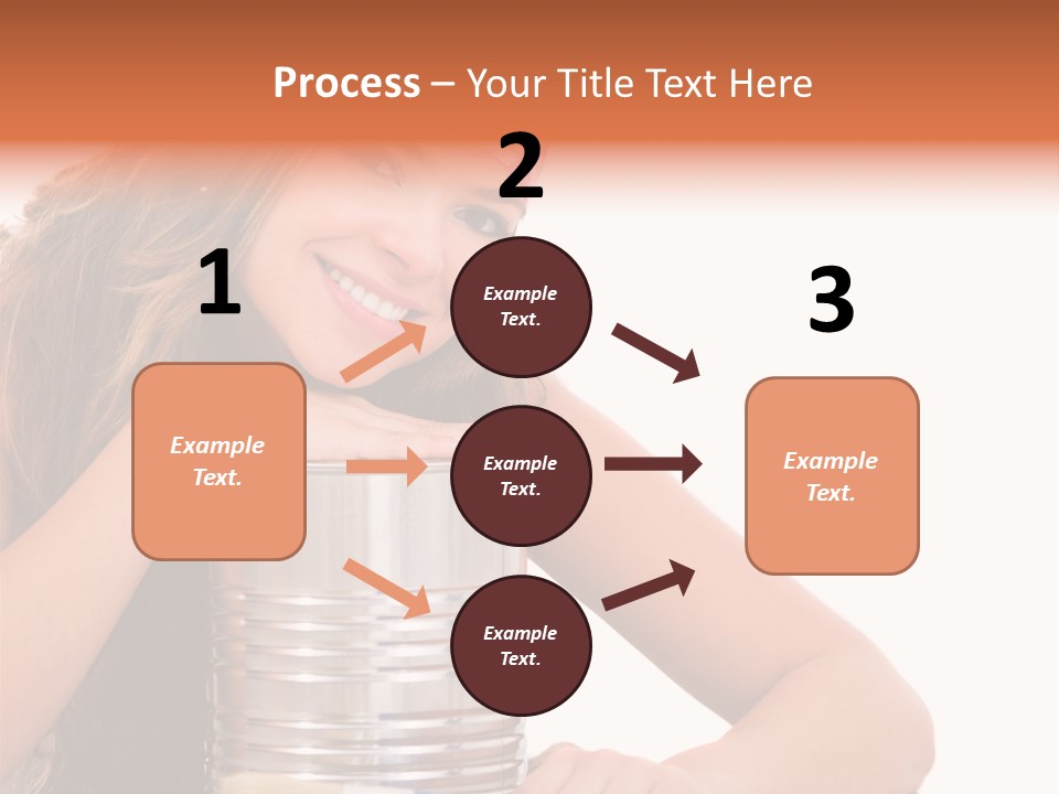 Person House Smile PowerPoint Template