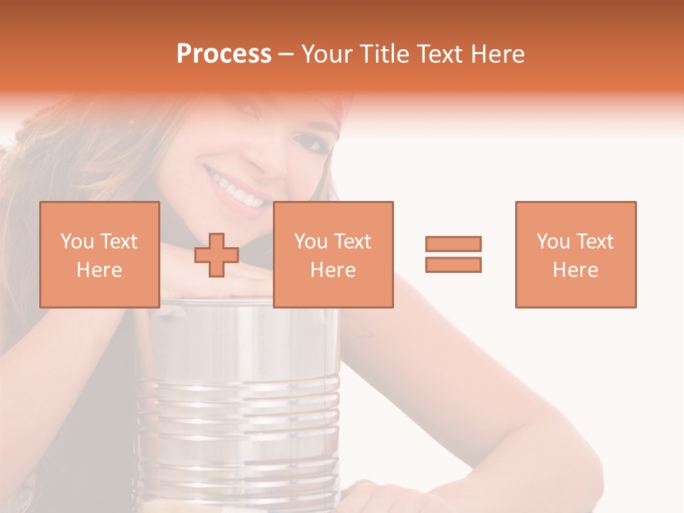 Person House Smile PowerPoint Template