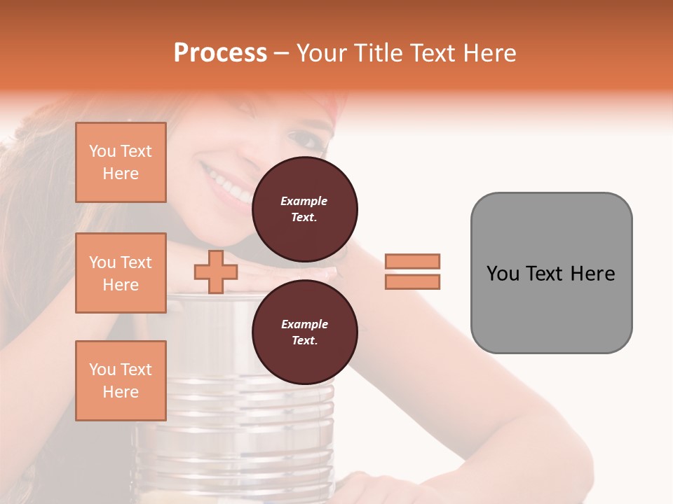 Person House Smile PowerPoint Template