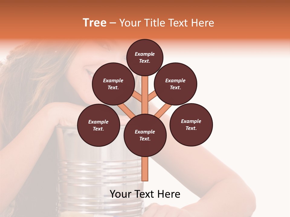 Person House Smile PowerPoint Template