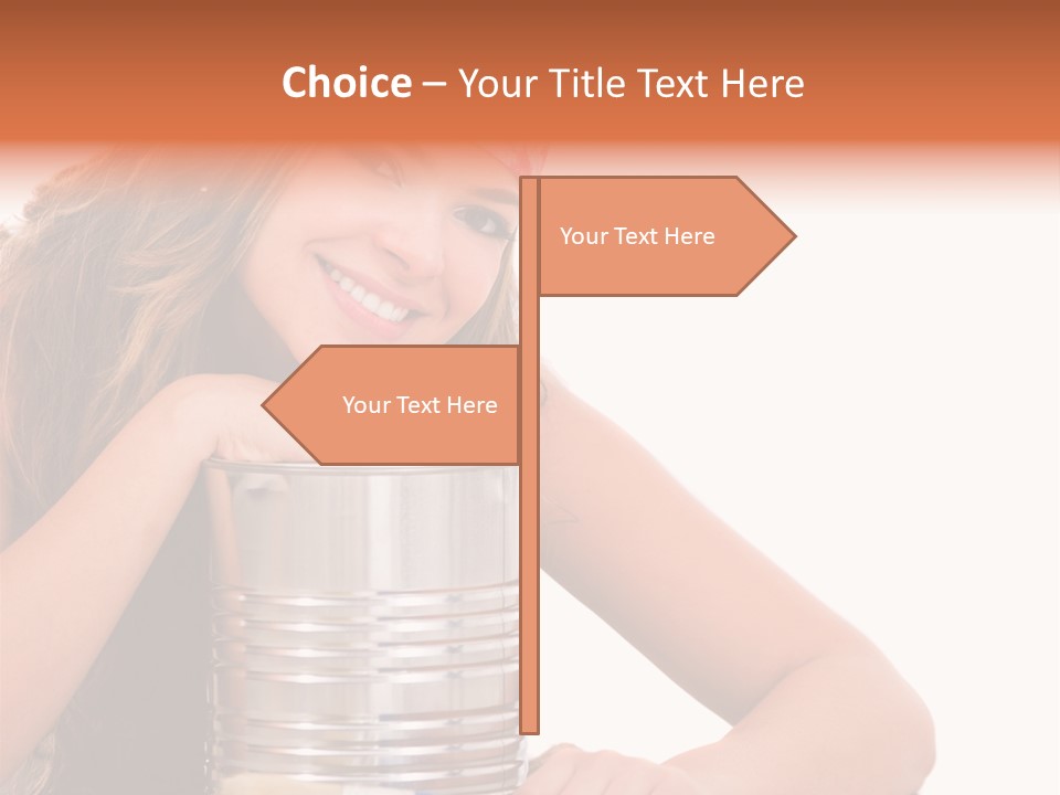 Person House Smile PowerPoint Template