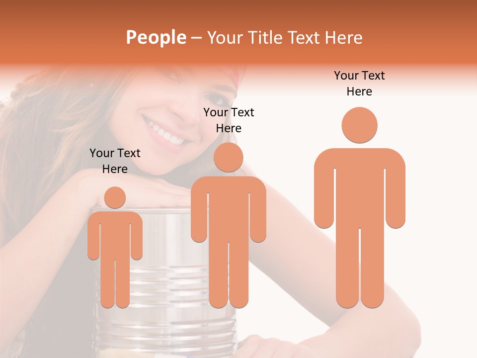 Person House Smile PowerPoint Template