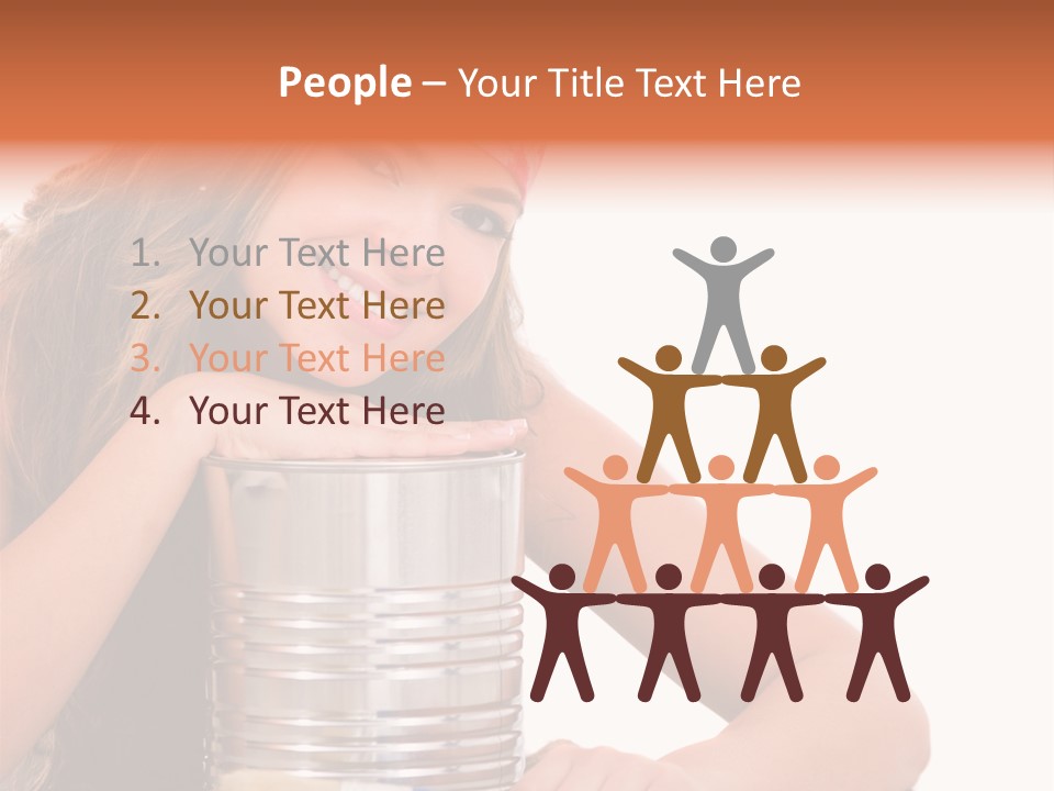 Person House Smile PowerPoint Template