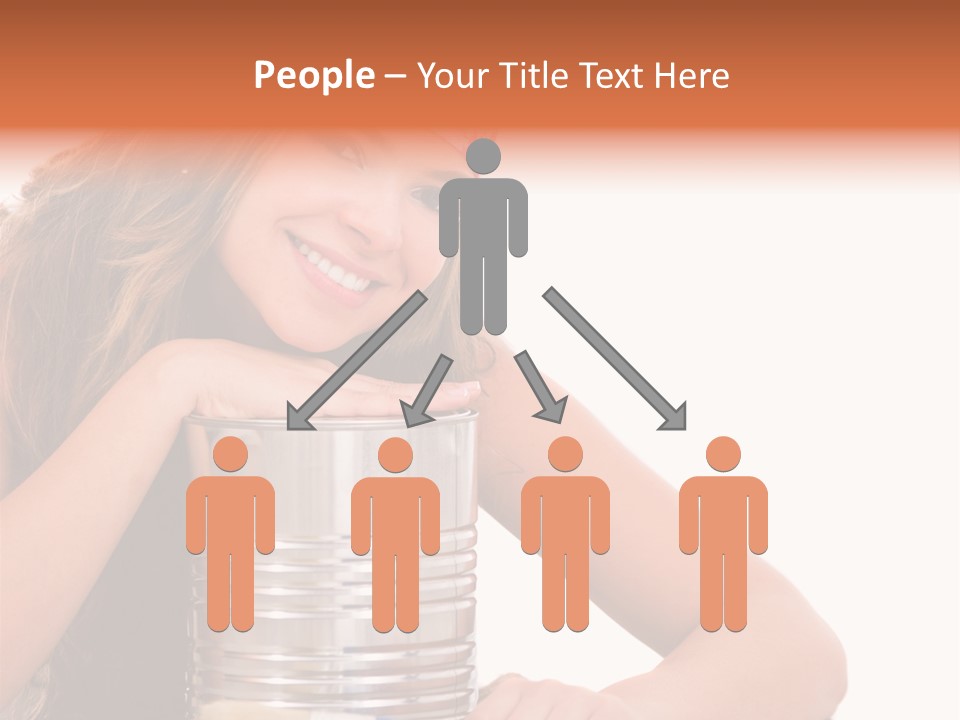 Person House Smile PowerPoint Template