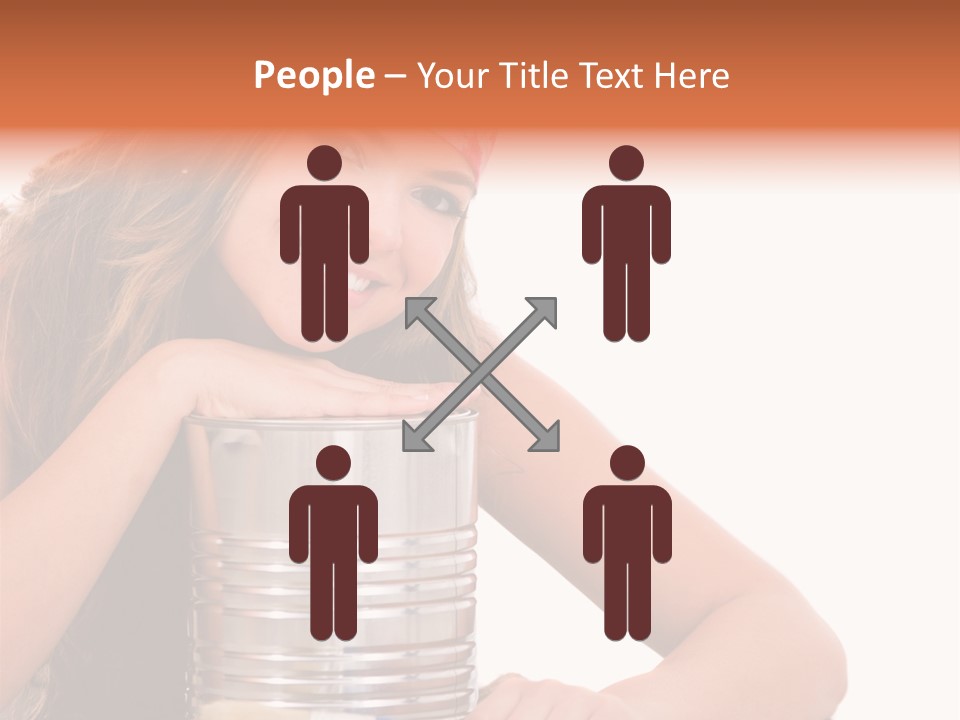 Person House Smile PowerPoint Template