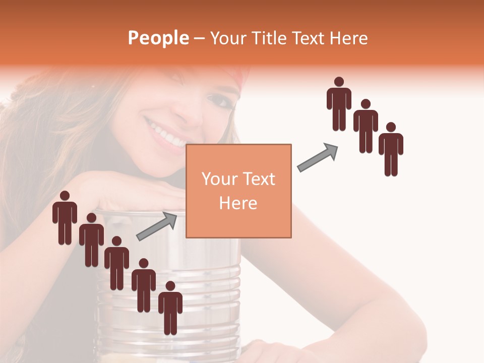 Person House Smile PowerPoint Template