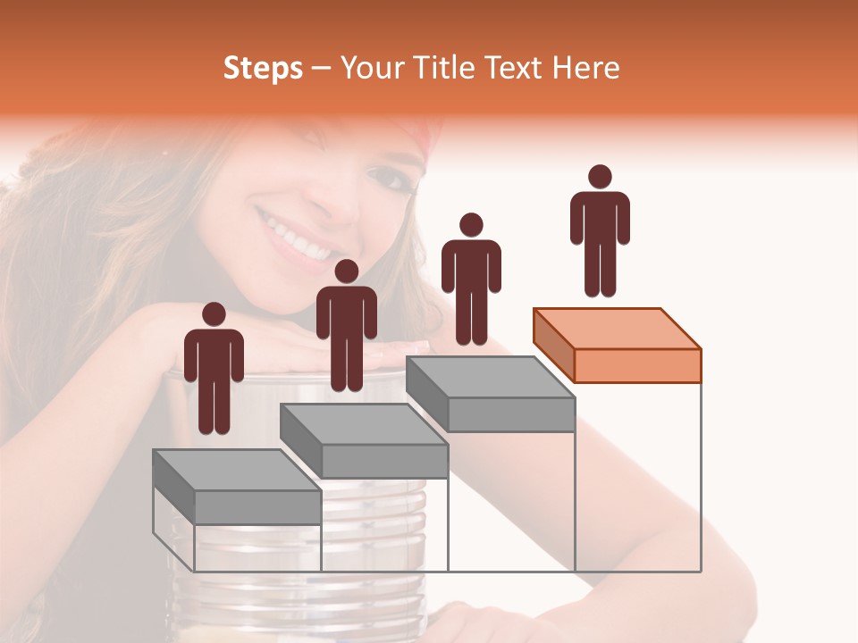 Person House Smile PowerPoint Template