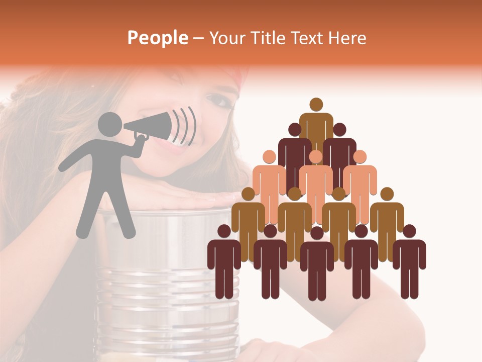 Person House Smile PowerPoint Template