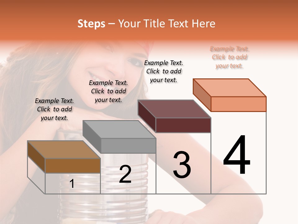 Person House Smile PowerPoint Template