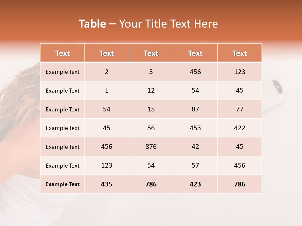 Girl Gorgeous Paintbrush PowerPoint Template