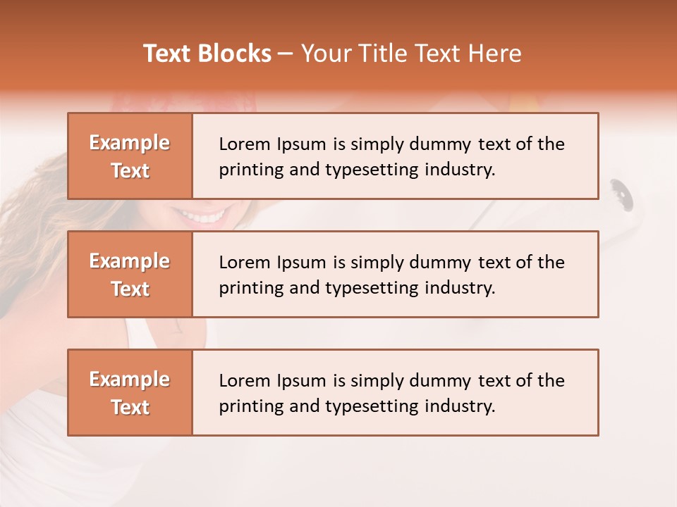 Girl Gorgeous Paintbrush PowerPoint Template