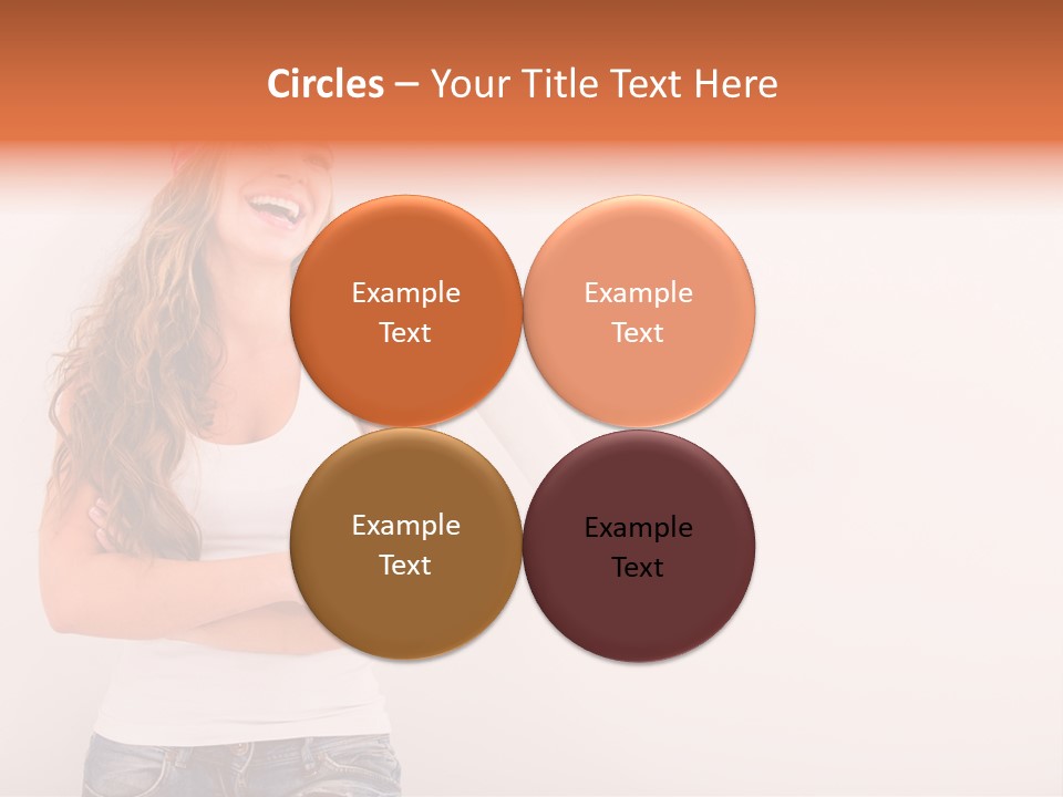 Roller Person Smiling PowerPoint Template