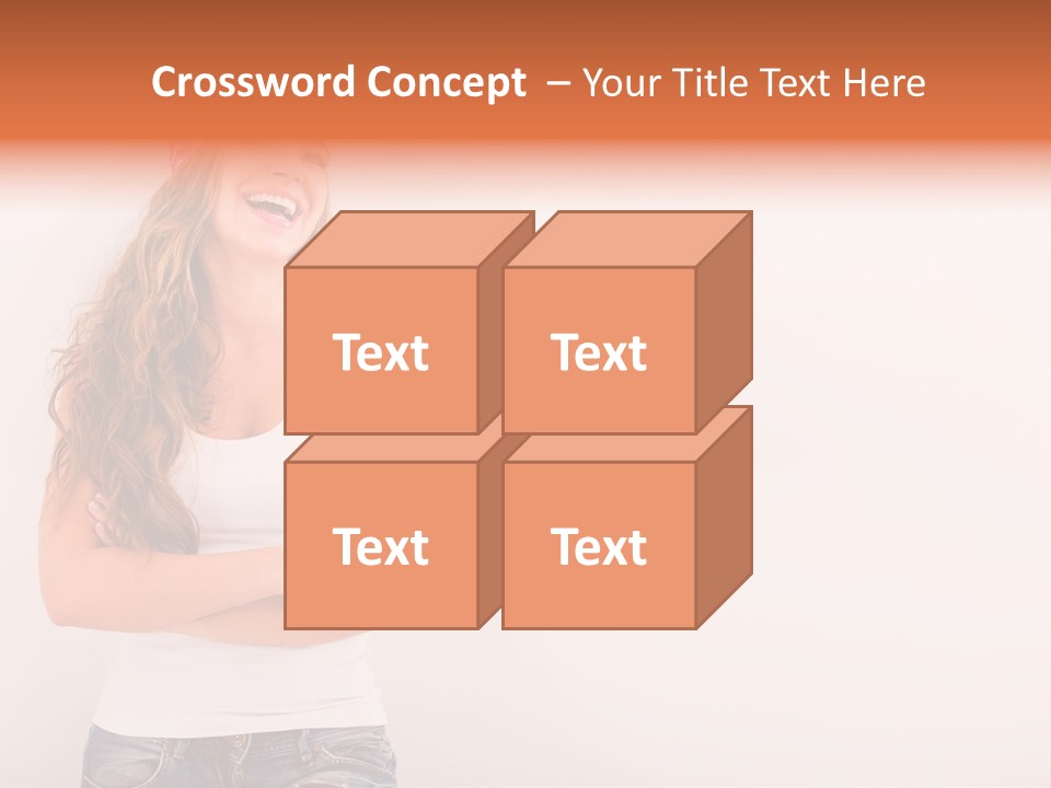 Roller Person Smiling PowerPoint Template