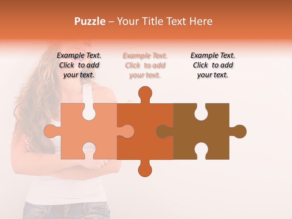 Roller Person Smiling PowerPoint Template