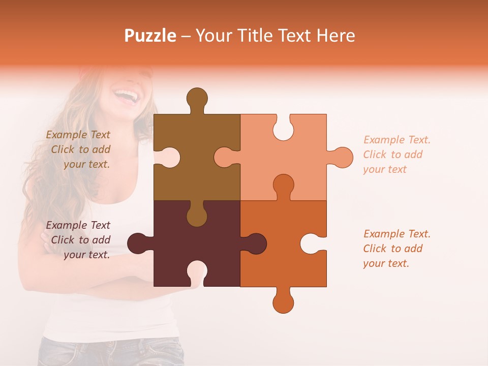 Roller Person Smiling PowerPoint Template