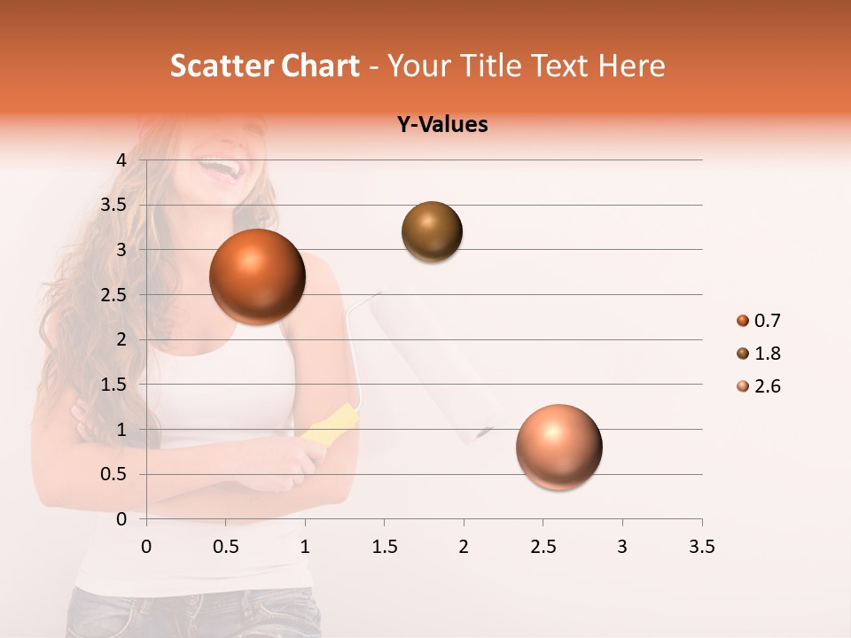 Roller Person Smiling PowerPoint Template